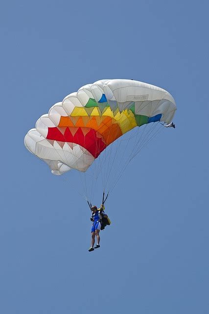 Skydiver Parachuting Parachute Free Photo On Pixabay