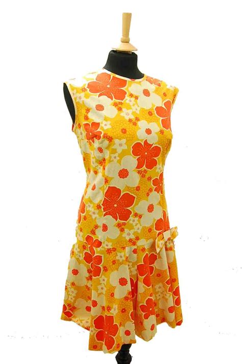 orange floral vintage 1960s mod playsuit is it bad i still kind of like 60s styles like this