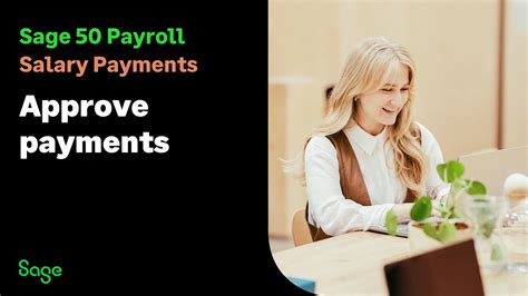 Sage Payroll Uk Salary Payments Approve Payments Youtube