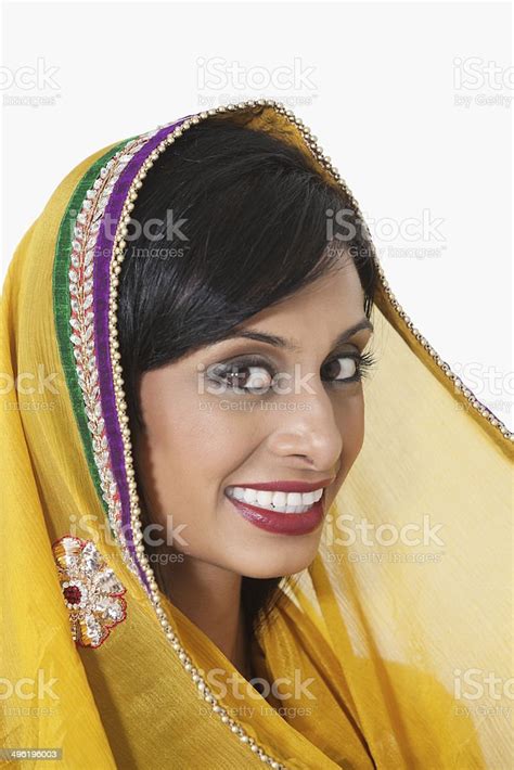 Portrait Of Beautiful Indian Woman Stock Photo Download Image Now