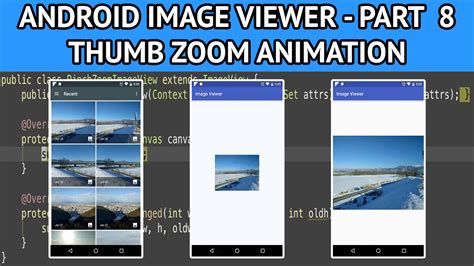 This method only uses your phone/tablet. Android image viewer zoom animation - Nige's App Tuts