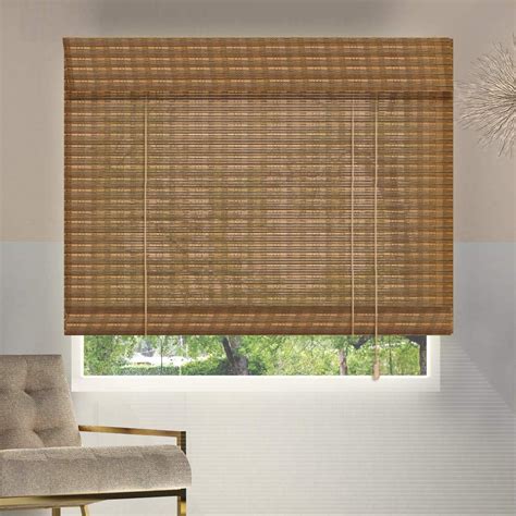Zy Blinds Bamboo Window Blinds 60w X 60h Inches Bamboo Light Filtering