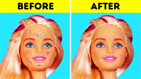 30 Awesome Hacks For Your Barbie Dolls Youtube