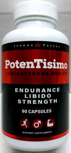 Potentisimo Testosterone Health Endurance Libido Booster 90 Capsules For Sale Online Ebay