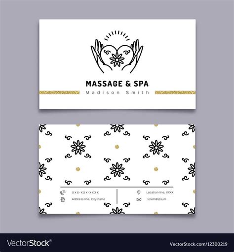Massage Therapy Business Card Templates Best Business Templates
