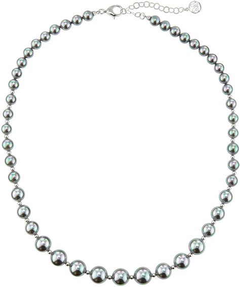 Majorica Gray Pearl Strand Necklace Shopstyle
