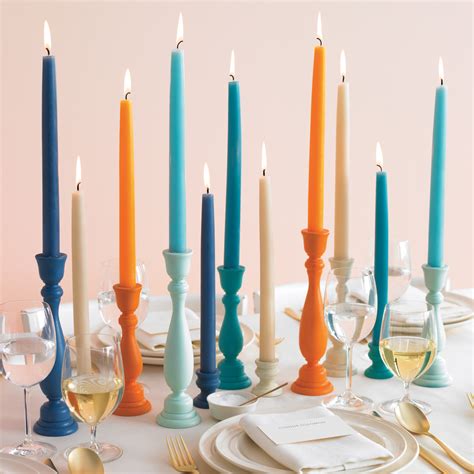 Colorful Candle Holders How To Martha Stewart Weddings