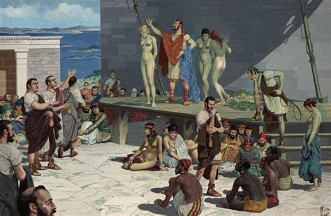 Mercado De Esclavos En Delos Grecia H M Herget