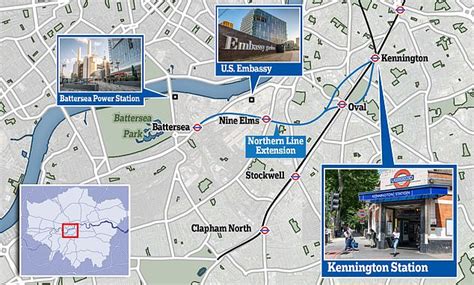 New Tube Map Is Unveiled Showing Nine Elms And Battersea Power Station