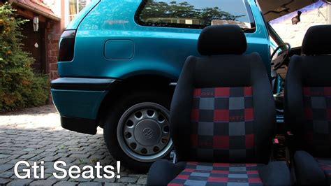 New Seats For The Mk3 Golf Tons More Youtube
