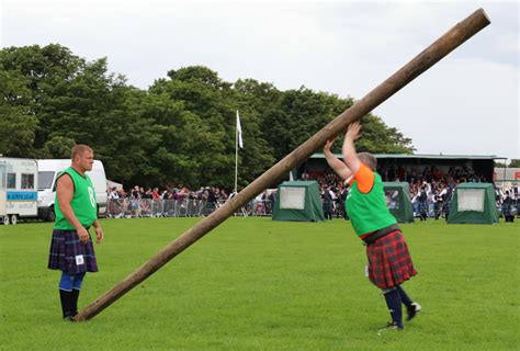 A Look At The Caber Toss In Scotland