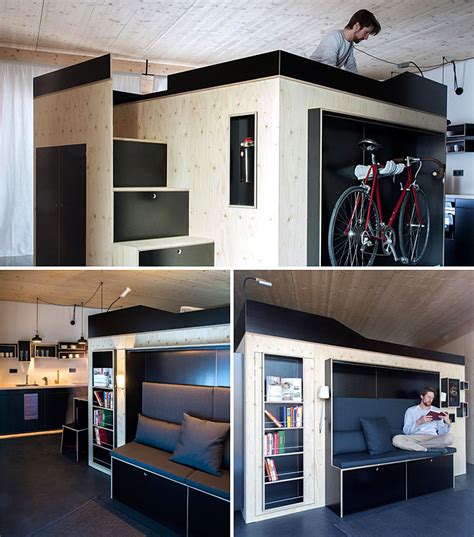 50 Clever Design Ideas For Small Studio Apartments On Behance
