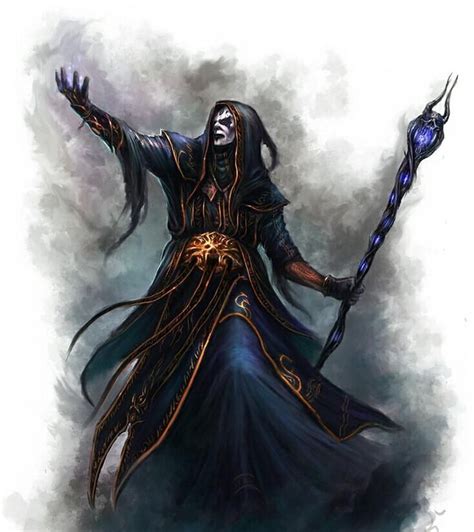 Dnd Characters Fantasy Wizard Fantasy Concept Art Necromancer