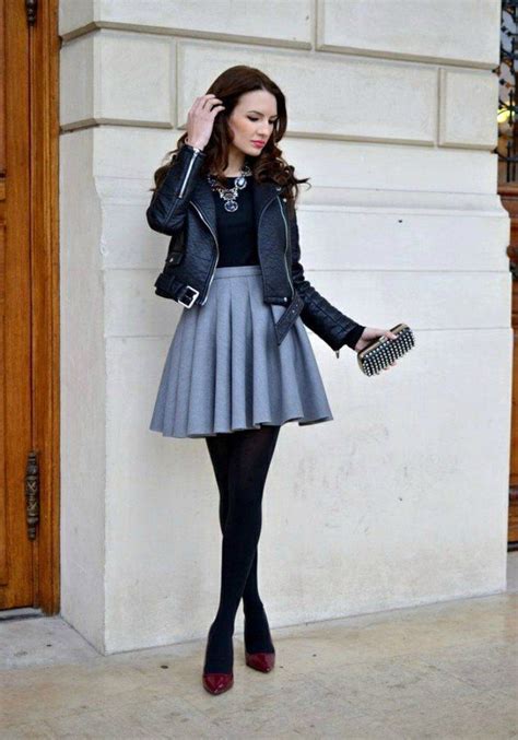 45 cute skater skirt outfit ideas to try this season skater skirt outfit cute skater skirts