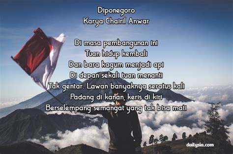 14 Puisi Kemerdekaan Untuk Kobarkan Semangat 45 Dailysia