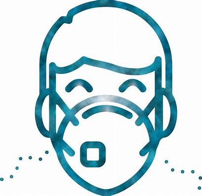 Mask Clipart Transparent Face Virus Corona Line