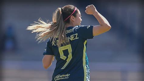 Katty Martínez debuta con gol en el América ante Pumas TUDN Liga MX