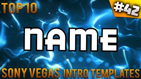 Top 10 Sony Vegas Intro Templates 42 Free Download Youtube