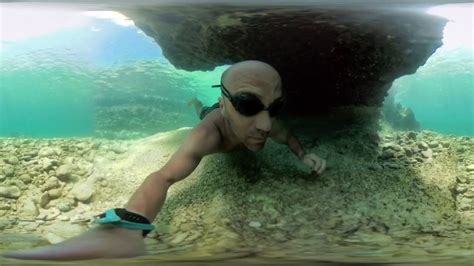 Grand Cayman Swimming Through Tunnel Youtube