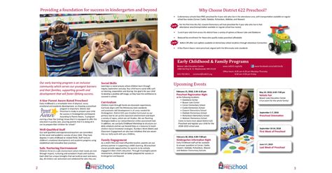District 622 Preschool Catalog 2018 2019 Preschool Catalog Page 2