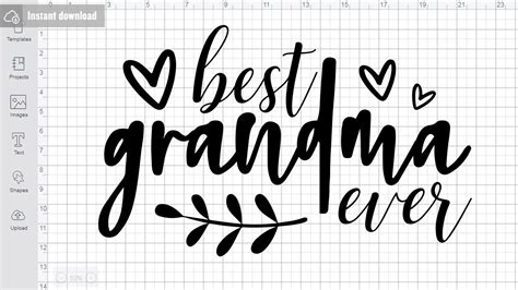 Best Grandma Ever Svg Free Cut File For Cricut Youtube
