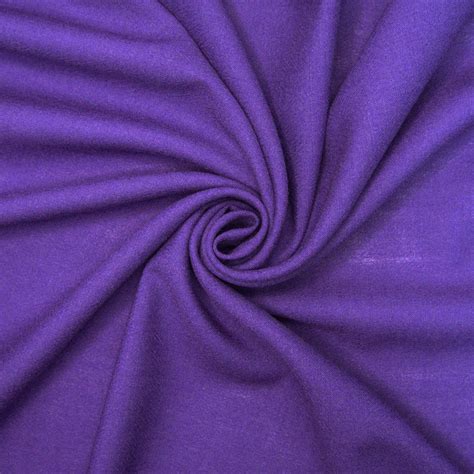 Lightweight Italian Wool Crepe Royal Purple Sample Gala Fabrics