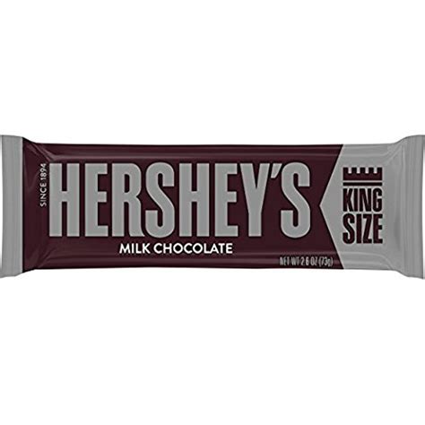 HERSHEY'S Chocolate Candy Bars, King Size (Pack of 18) - Chocolates