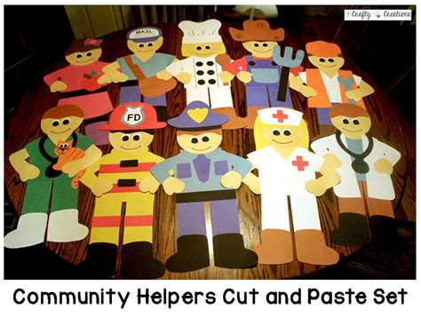 The best of the mailbox magazine arts and crafts. Crafty Bee Creations: Community Helpers
