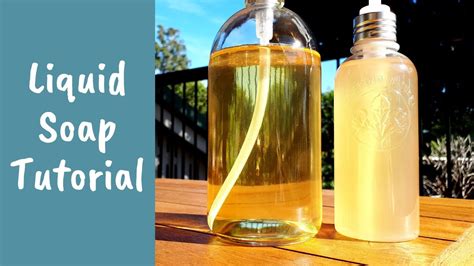 Liquid Soap Making Tutorial Complete Process And Easy Beginner Recipe
