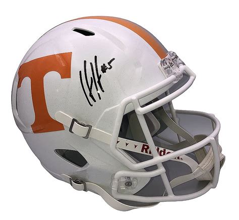 Tennessee Volunteers Autographed Full Size Helmets Signed Helmets