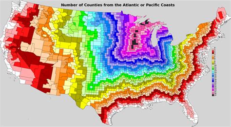 Us County Map That Shows How Many Counties As Individual County Is