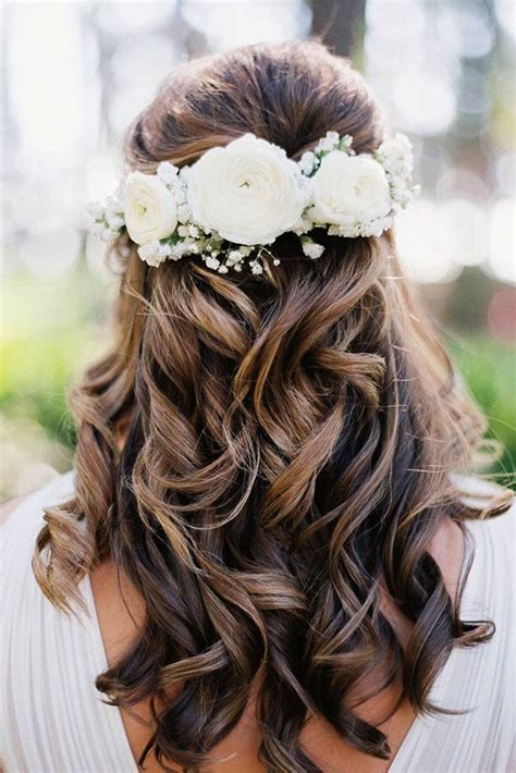 Unforgettable Wedding Hairstyles With Flowers See More