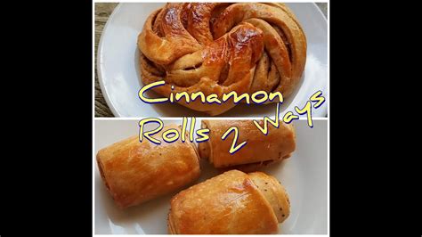 Cinnamon Rolls Recipe Two Ways Eggless Cinnamon Rolls