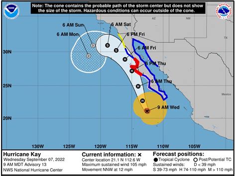 Tropical Cyclone Kay To Impact Southern California Weather News Hubb
