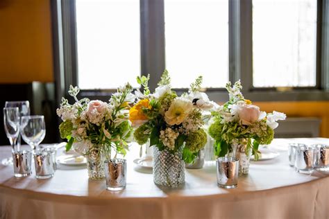 Head Table Centerpieces Kenilworth Club By Chicago Wedding Florist Life