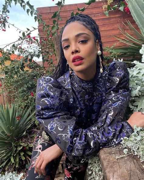 Tessa Thompson Looked Her Best Yet Rocking Braids And This Rodarte Outfit Laptrinhx News