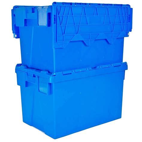 We have bins with a hopper front if. Buy 25lt heavy duty plastic storage box with attached lid | Small attached lid containers