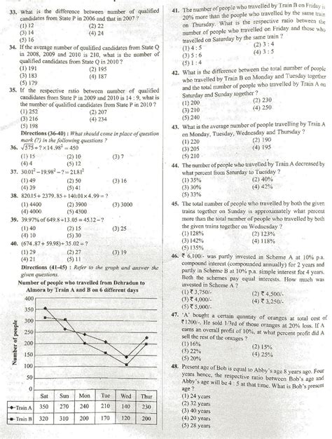 Ibps Po Prelims Question Paper Previous Year Bank Exam Notes