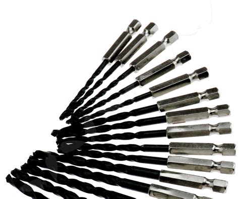 15 Pieces Kit 14 Hex Shank Hss High Speed Steel Drill Bits 3mm4mm