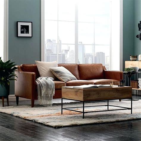 10 Beautiful Sofa Ideas For Your Minimalist Living Room Leather Sofa
