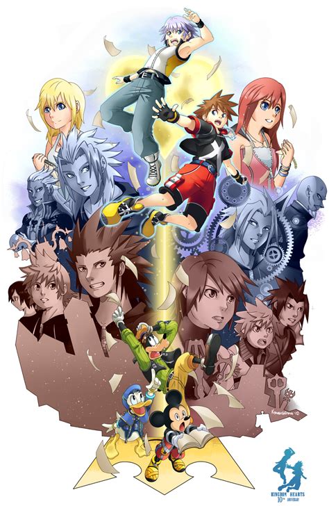 Kingdom Hearts 10th Anniversary Tribute By Kanokawa On
