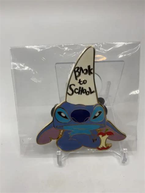Disney Auctions Stitch Back To School Le 100 Jumbo Pin Lilo And Stitch 32500 Picclick