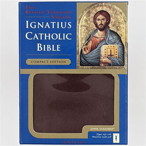 Ignatius Catholic Bible Rsv Compact Edition Zip Case Church Stores