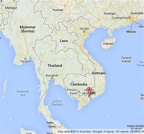 Ho Chi Minh City On Map Of Vietnam World Easy Guides