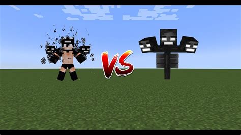 The Void Wither Girl Vs Witherzilla Minecraft Mob Battle Java Edition