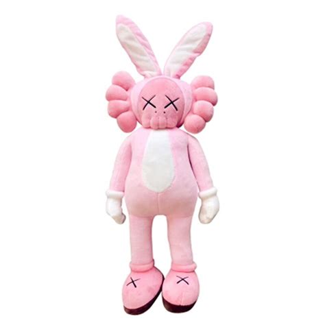 60cm Pink Rabbit Maid Kaws Originalfake Street Art Bff Cotton Plush Toy