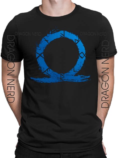 Camiseta Preta God Of War Kratos Omega Arcade No Elo7 Dragon Nerd