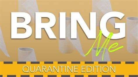 Bring Me: Quarantine Edition | Zoom Youth Group Games | Download Youth ...