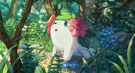 1920x1080px 1080p Free Download Shaymin Pokemon Cute Leaves