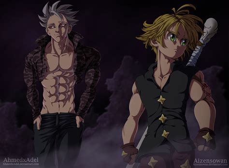 Nanatsu No Taizai 269 Ban And Meliodas Collab By Aizensowan On Deviantart